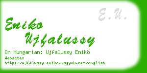 eniko ujfalussy business card